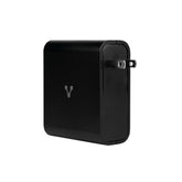 Cargador De Pared Vorago Tipo Con 100W, 5 Puertos, Quick Charge 3.0, Color Negro (Au-600)